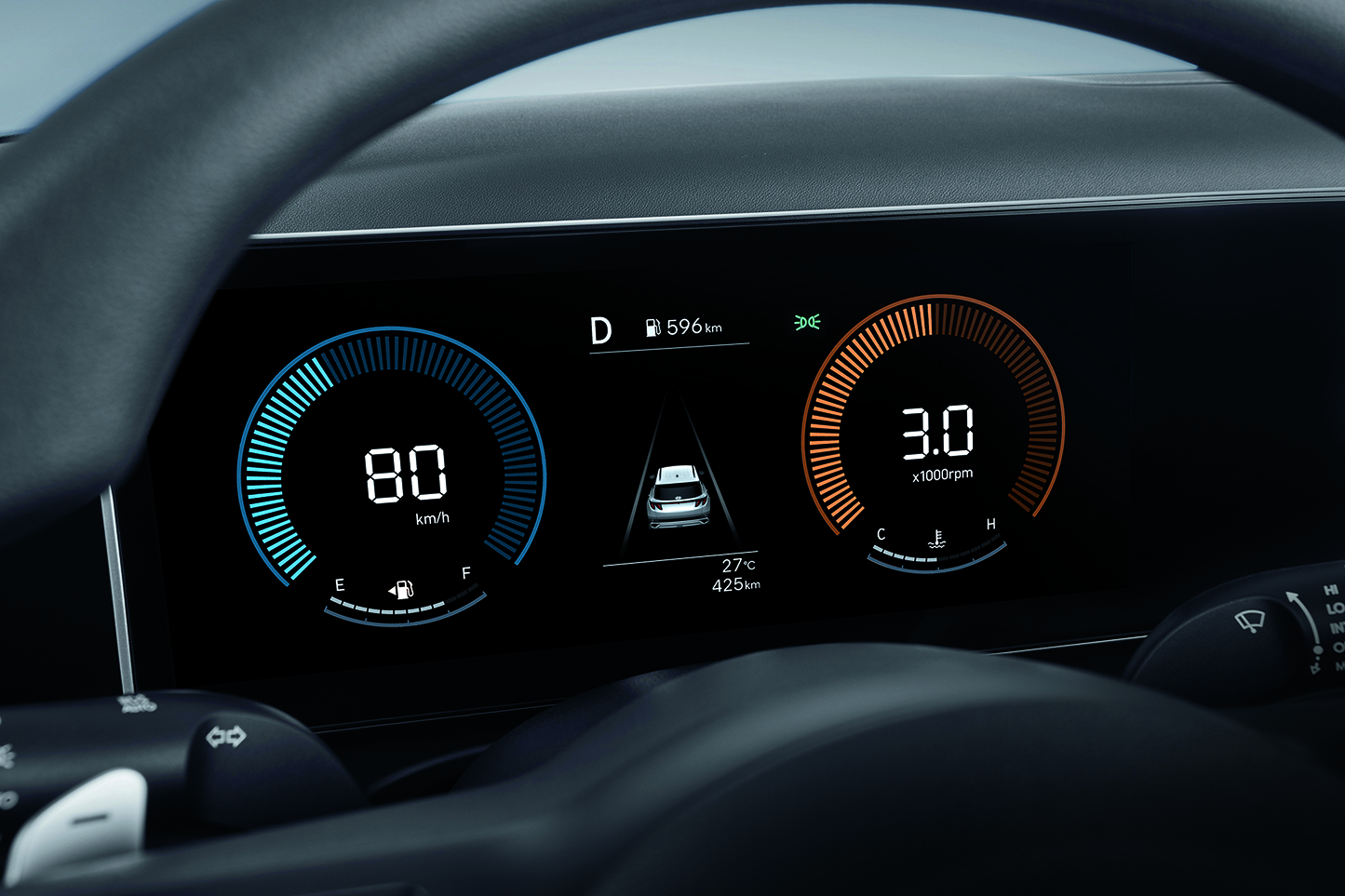 Nx4 Fl K2 Gen Lhd Eng Feature In 42 Lcd Cluster